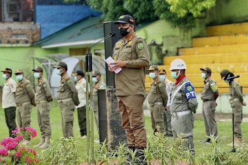 Apel Bersama Satpol PP, Bobby Nasution Pesankan Jangan Tebang Pilih Soal Tegakkan Perda