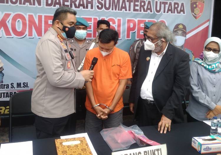 Gadis Dicabuli Pacar Ibunya Sendiri, Kapolrestabes Medan Tangkap Pelaku Terancam Hukuman 15 Tahun Penjara 