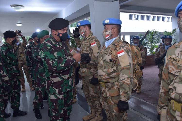 Satgas Kizi Kontingen Garuda XXXVII-H/MINUSCA Siap Mengemban Misi Negara di Afrika Tengah
