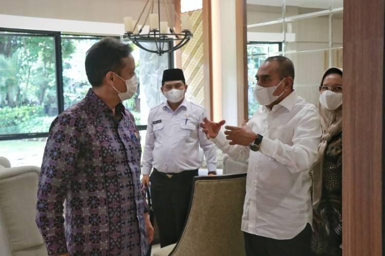 Temui Menkes, Gubernur Sumut Minta Dukungan Pembangunan RS Haji Bertaraf Internasional