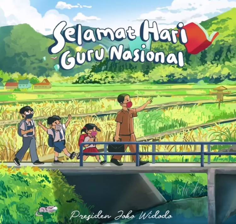 Hari Guru Nasional 2021, Presiden: Mari Bersama Pulihkan Pendidikan