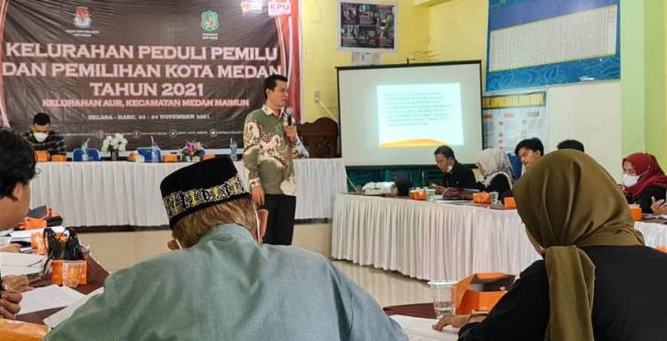 KPU Medan Gelar Pelatihan Kader Kelurahan Peduli Pemilu dan Pemilihan