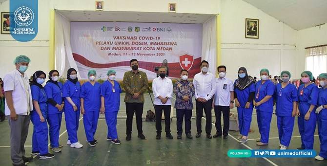 Unimed, OJK dan BNI Gelar Dialog dan Penyerahan KUR Kepada Pelaku UMKM di Kota Medan