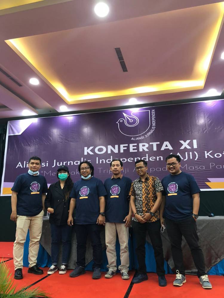  Cristison-Jefri Terpilih Pimpin AJI Medan Periode 2021-2024