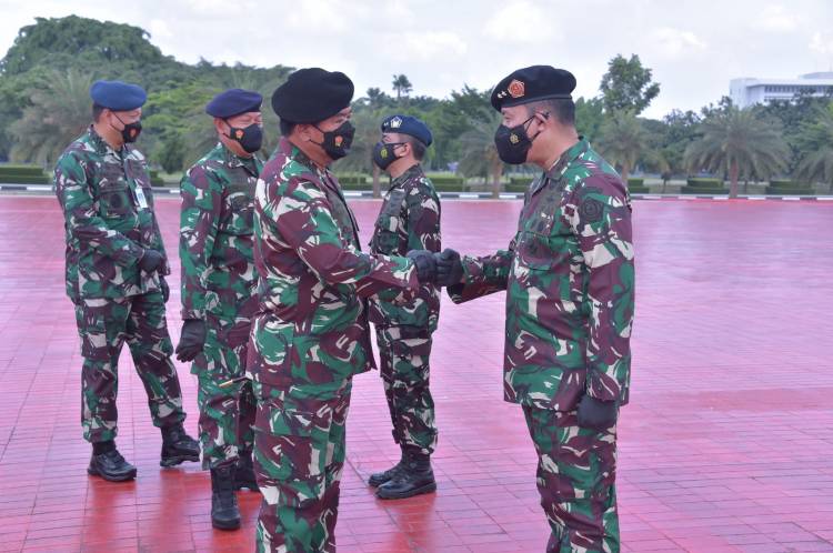  Panglima TNI Terima Laporan Korps Kenaikan Pangkat 40 Perwira Tinggi