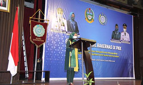 Sri Ayu Mihari Tutup Sosialisasi Hasil Rakernas IX PKK Sumut