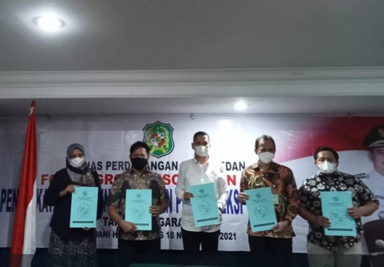  KADIN Medan, Disperindag Sumut, Disdag Medan, DJBC Sumut, Balai BPOM dan BTPN Mengadakan Nota Kesepakatan