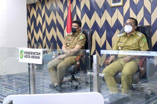 Bobby Nasution Ikuti Kegiatan Penyerahan DIPA dan Buku Daftar Alokasi TKDD Tahun 2022