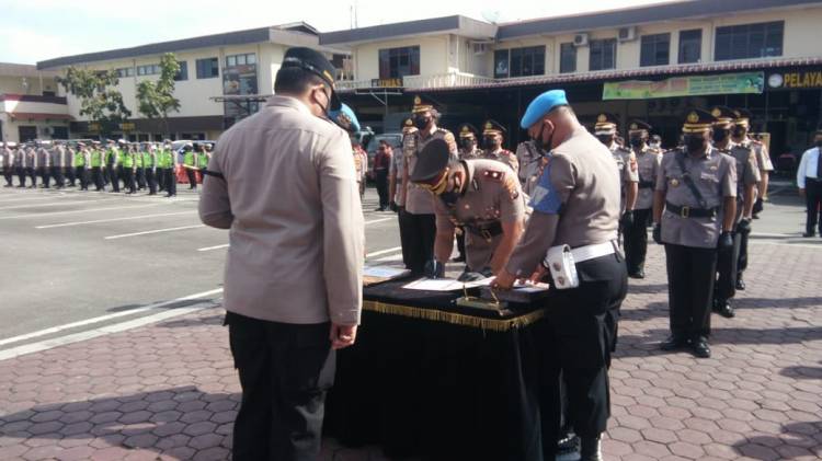 Tujuh Kapolsek Jajaran Polrestabes Medan Berganti