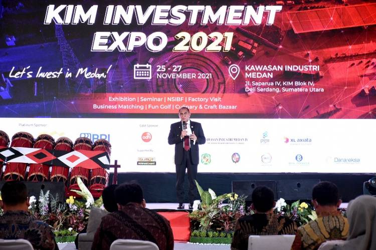 Hadiri KIM Investment Expo 2021, Gubernur Edy Rahmayadi Apresiasi Perhatian Menteri BUMN ke Sumut