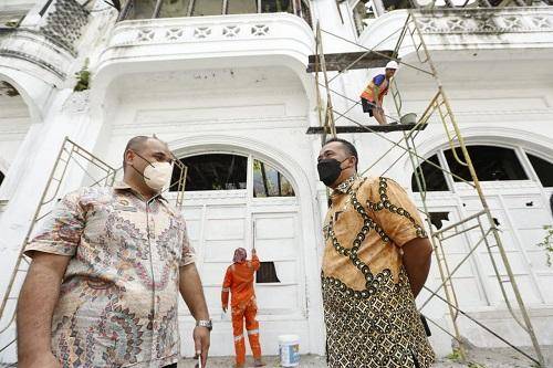 Persiapan Pembukaan KCW, Wakil Wali Kota Medan Tinjau Kawasan Kota Lama Kesawan