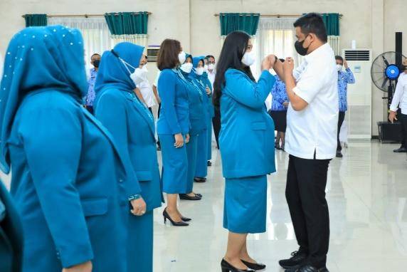 Walikota Lantik Pengurus TP PKK Kota Medan Periode 2021-2024