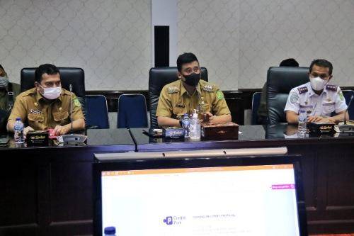 Wali Kota Pimpin Rapat Ekpose Lanjutan Centre Park Medan E Parking