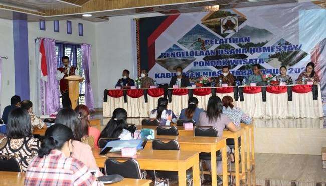 Dinas Pariwisata dan Kebudayaan Nias Utara Gelar Pelatihan Pengelolaan Usaha Home Stay