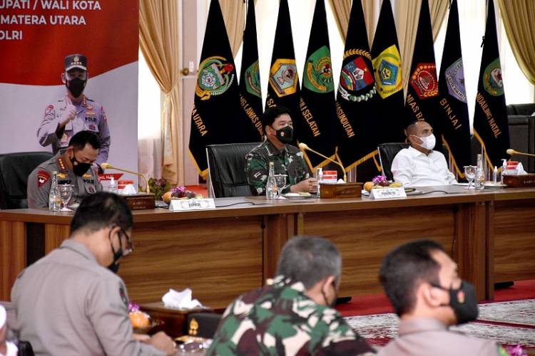 Cegah Penyebaran Covid-19 Jelang Nataru, Pemprov Sumut Fokus Batasi Mobilitas dan Percepat Vaksinasi