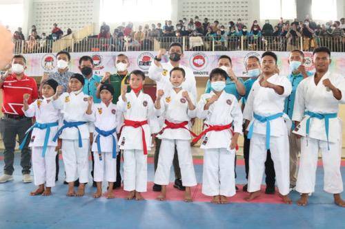 Bobby Nasution Buka Kejuaraan Karate Piala Wali Kota Medan 2021