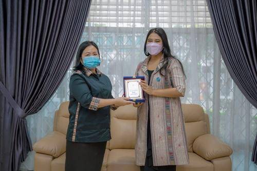 Kahiyang Ayu Terima Kunjungan Ketua TP PKK Nias Utara