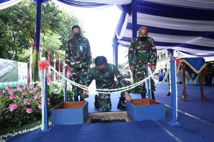 Panglima TNI Letakkan Batu Pertama Pembangunan RSAU Prof DR Abdulrachman Saleh