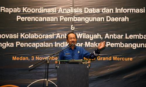 Pemprov Sumut Terus Dorong Pembangunan Daerah Berbasis Data dan Informasi Akurat