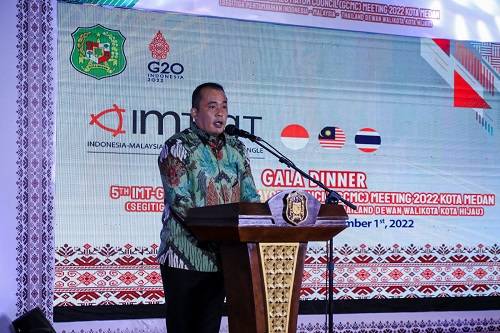  Gala Dinner Pertemuan Ke-5 IMT GT GCMC, Pemko Medan Ajak Delegasi Nikmati Kuliner Lokal