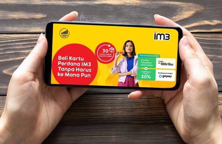 Beli Kartu SIM IM3 via Online Hanya 30 Menit, Layanan Pengiriman Instan Kerjasama IOH dan JNE