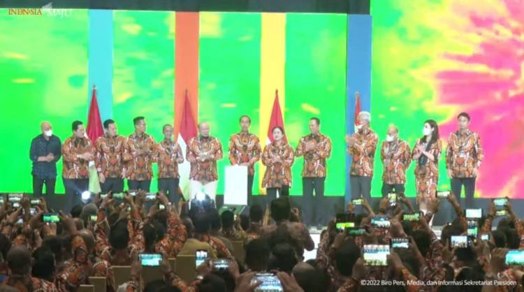 Buka Munas HIMPI, Presiden Minta Pengusaha Bangun Kepercayaan