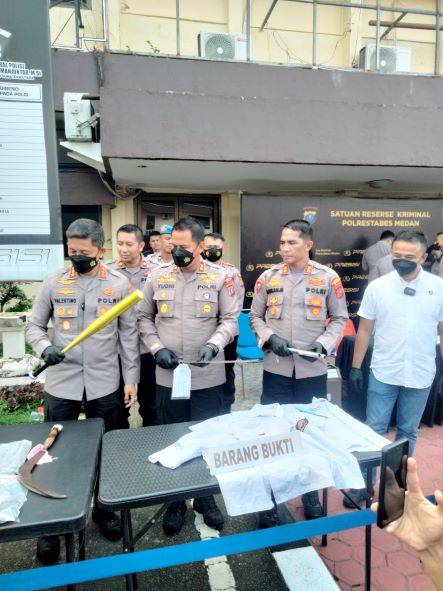  Polisi Tetapkan Lima Tersangka Dalam Tawuran Yang Menyebabkan Siswa SMKN 9 Medan Meninggal