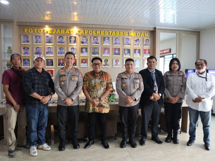Terima Audiensi Panitia Futsal Cup 2022 dan MPC PP Kota Medan, Kapolrestabes Minta Terapkan Prokes 