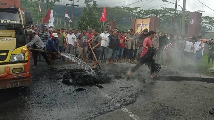 Dikawal Polisi, Pengamanan Lahan Aset Negara Bumi Perkemahan Sibolangit Berjalan Kondusif