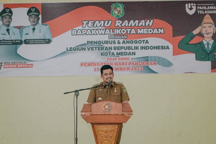 Gelar Silaturahmi dengan Veteran, Walikota Medan: Tularkan Semangat Perjuangan Kepada Kami