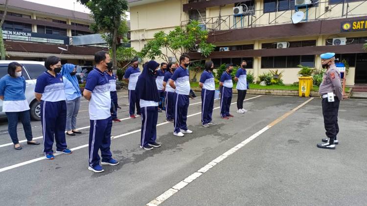 Pimpin Apel Siang, Kanit Provost Polrestabes Medan Ingatkan Kepada Anggota Hindari Pelanggaran