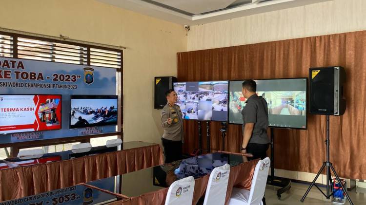 Pengamanan Aquabike Jetski Danau Toba, Polda Sumut Pasang Puluhan CCTV
