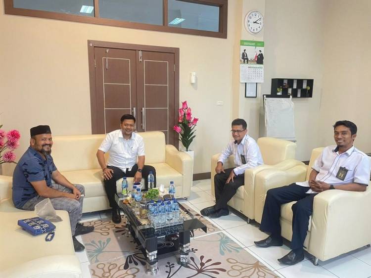 Bahas Program Isbat Nikah Terpadu, Ketua DPRK Aceh Besar dan Rombongan Silaturahmi ke Mahkamah Syar'iyah Jantho