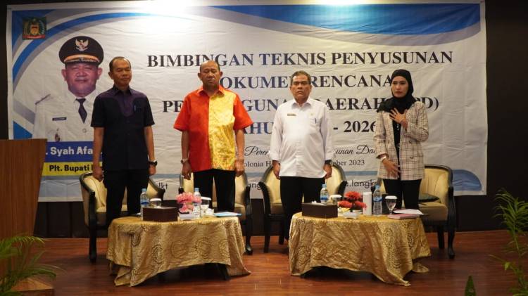 Pemkab Langkat Gelar Bimtek Rencana Pembangunan Daerah
