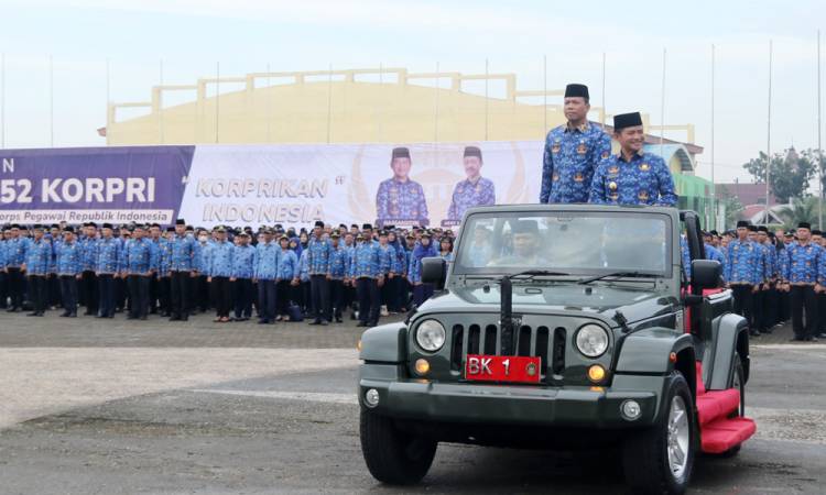 HUT ke-52 KORPRI, Pj Gubernur Sumut Harapkan ASN Terus Beradaptasi dengan Kebutuhan Zaman
