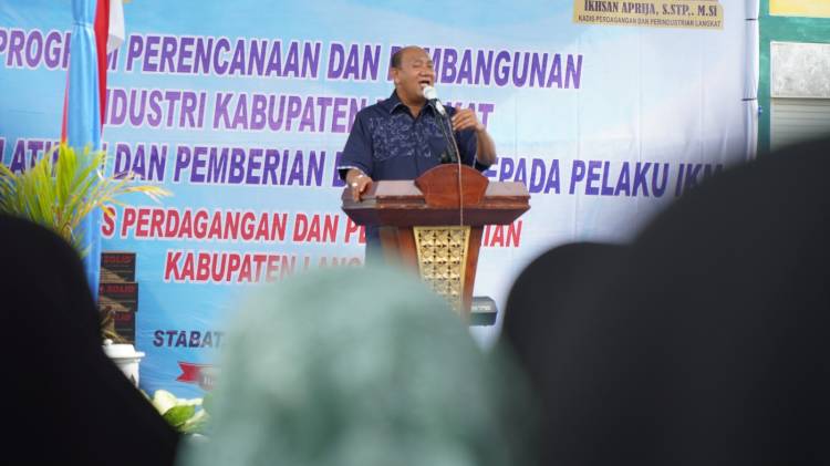 Plt Bupati Langkat Apresiasi Program Pelatihan Pelaku IKM
