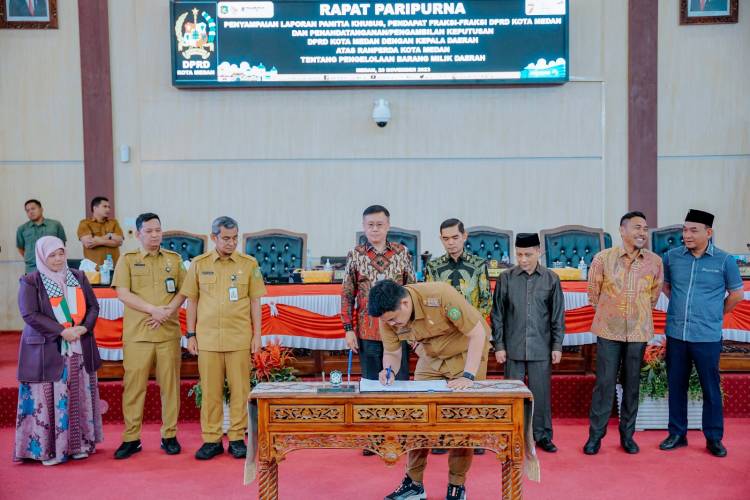 Ranperda Pengelolaan BMD Disahkan, Berikan Kepastian Hukum dan Optimalkan Sertifikasi Tanah Milik Pemko Medan