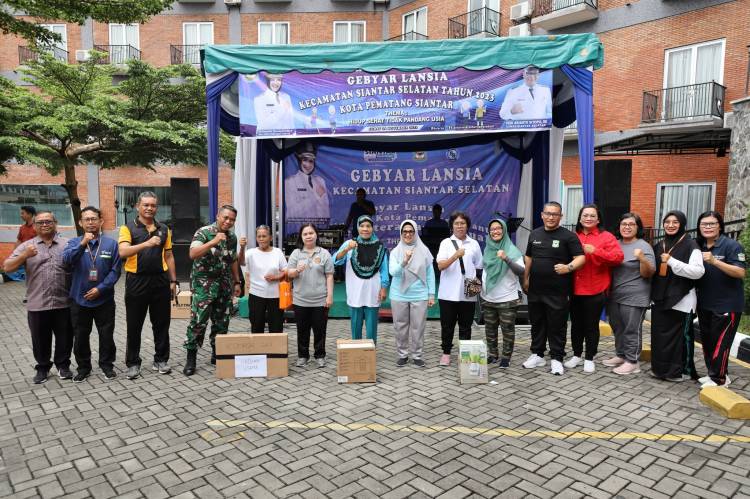 Gebyar Lansia, Walikota Pematang Siantar Ingatkan Lansia Harus Tetap Sehat, Mandiri, Ceria dan Bahagia