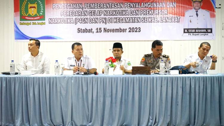 Pemkab Langkat Gelar Rapat Pembentukan P4GN dan PN Kecamatan
