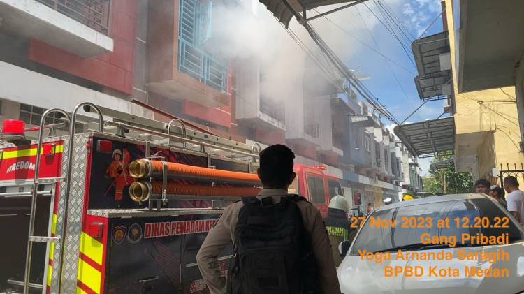 Satu Rumah di Danau Singkarak Terbakar