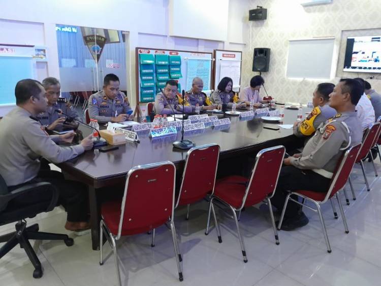 Kabag Ops Polrestabes Medan Pimpin Anev Operasi Mantab Brata Toba 2023