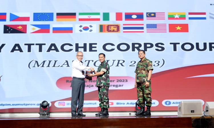 Terima Kunjungan Atase Pertahanan Negara Sahabat, Pemprov Sumut Harap Kemitraan Strategis Semakin Kokoh