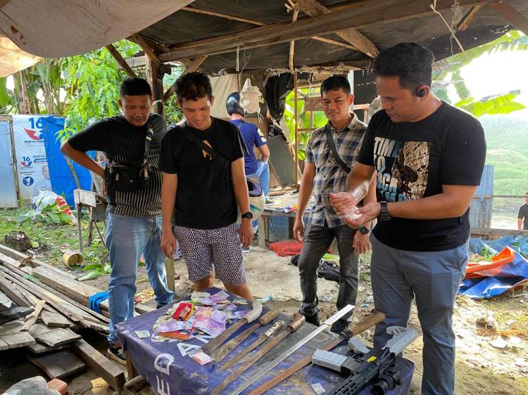 Gerebek Narkoba di Sunggal, Polisi Tangkap Dua Orang