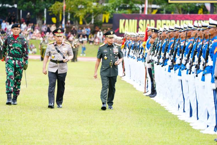 Panglima TNI dan Kapolri Lantik Prajurit Taruna Akademi TNI dan Bhayangkara Taruna Akademi Kepolisian
