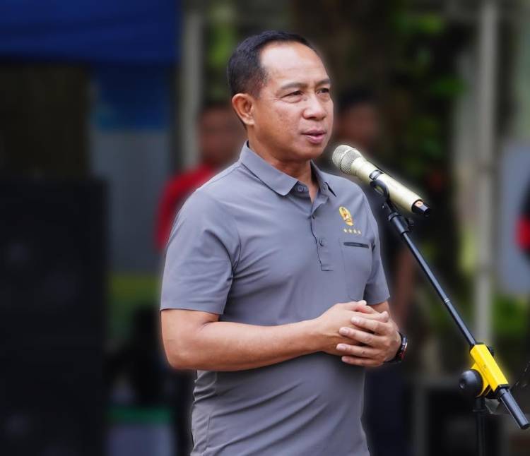 Panglima TNI Beri Pengarahan Pada Peserta Rakor Evaluasi Operasi dan Latihan Tahun 2024