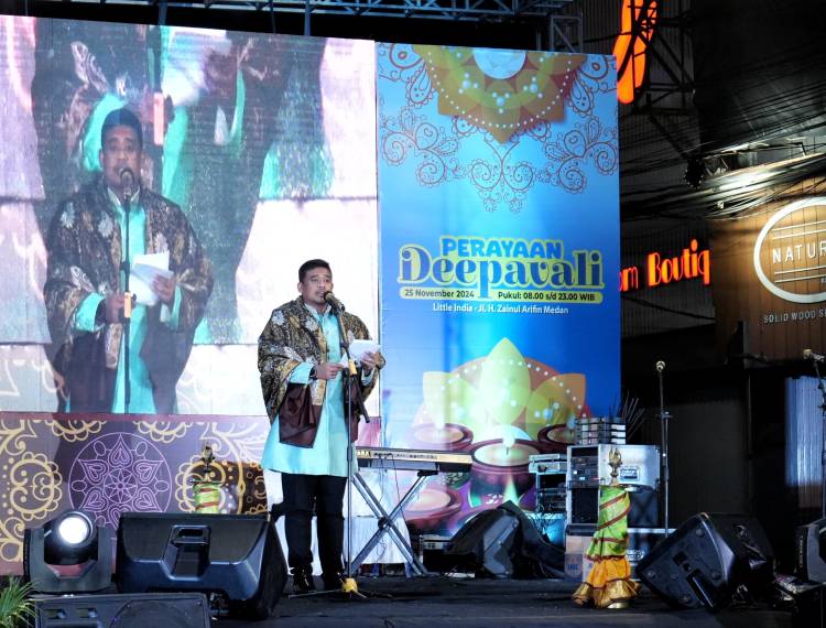 Perayaan Deepavali Berlangsung Meriah di Little India Medan, Walikota: Supaya Masyarakat Bisa Merayakan dan Menyaksikan Kemeriahannya
