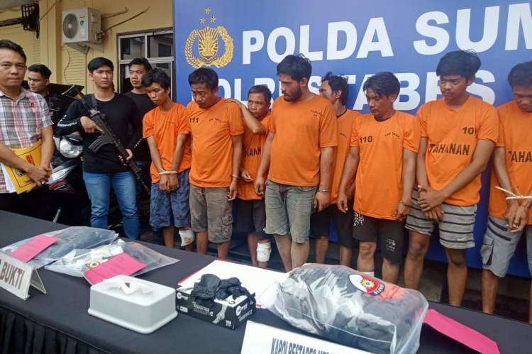 Sembilan Pelaku Curanmor dan Bobol Rumah Dibekuk, Tiga Orang Ditembak