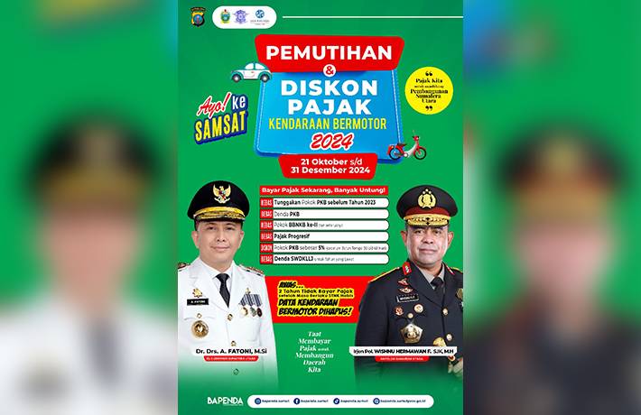Pjs Walikota Pematangsiantar Dukung Pemutihan dan Diskon Pajak Kendaraan Bermotor oleh Pemprov Sumut