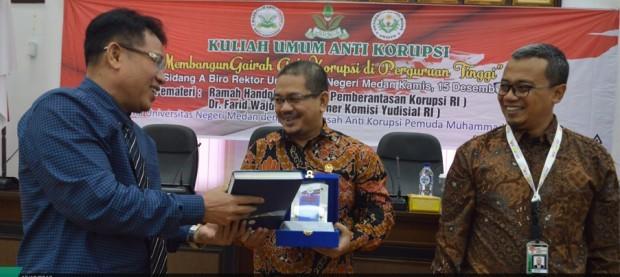Unimed dan PWPM Gelar Kuliah Umum Anti Korupsi