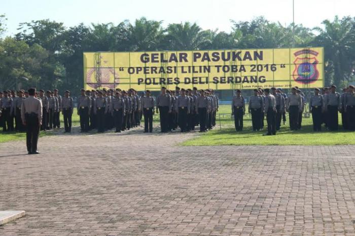 Apel Operasi Lilin Toba 2016, 950 Personil Gabungan Disiagakan